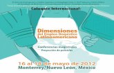 Dimensiones - Benemérita Universidad Autónoma de Pueblarniu.buap.mx/infoRNIU/abr12/2/eve_ciesas_colintdimemp... · 2014-05-21 · desde las academias anglosajona y europea. En las