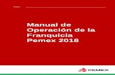 Manual de Operación de la Franquicia Pemex 2018Franquicia Pemex, contribuyeron con sus conocimientos para reflejar en este documento las necesidades reales del negocio y, de esta