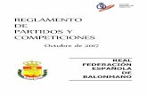 Federación Territorial de Balonmano de Castilla y …...das a la Real Federación Española de Balonmano (Área de Competiciones), los resultados y clasificaciones actualizados, actas