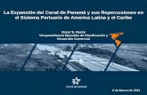 La Expansión del Canal de Panamá y sus …...La Expansión del Canal de Panamá y sus Repercusiones en el Sistema Portuario de America Latina y el Caribe Oscar E. Bazán Vicepresidencia