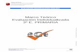 Marco Teórico Evaluación Individualizada 3º E. PRIMARIAservicios.educarm.es/templates/portal/ficheros... · 2017-06-23 · aprendizaje aplicables a las evaluaciones externas previstas