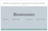 Biosensores - Universitat de València · Biosensor Piezoeléctrico Propiedad Piezoeléctrica: Cristales sufren deformación al ser sometidos a un campo eléctrico Si el campo eléctrico