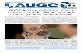 AUGC le pone deberes al nuevo Gobierno: …... O 2020 4 Por fin, tras meses de provisionalidad, España tiene un nuevo Gobierno, y ante tal circunstancia AUGC dará un paso al frente