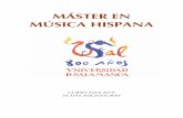 MÁSTER EN MÚSICA HISPANA · Profundizar en los métodos y técnicas de investigación musicológica empleados para el estudio de las músicas coloniales hispanoamericanas. Conocer