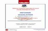 ORURO - 2017concejomunicipaloruro.com/imagenes/pdf/informes2017/IF...Infraestructura Pública, que incluye construcciones nuevas, modificaciones, reparaciones y ampliaciones desarrollados