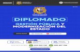 diplomado gestion publica modernizacion estado - Amazon S3 · 2018-12-04 · -Desarrollo económico local y Proyectos de Inversión pública, Plani˜cación y presupuesto.-Plani˜cación