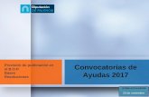 Convocatorias de - Portal Diputación de Palencia · información, disponible en el apartado de ayudas y subvenciones de la web de la Diputación, se irá actualizando periódicamente.