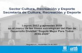 Sector Cultura, Recreación y Deporte Secretaría de Cultura, Recreación y … · 2017-12-06 · Plan Distrital de Lectura y Escritura 3 Líneas estratégicas 1. Garantizar y estimular