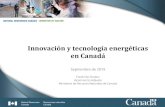 Innovación y tecnología energéticas en Canadásp.ecpamericas.org/assets/Site_32/files/Iniciativas/HOWG...2 Presentación general del Ministerio de Recursos Naturales de Canadá