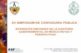 XV SIMPOSIUM DE CONTADURÍA PÚBLICAcmas.siu.buap.mx/portal_pprd/work/sites/contaduria/... · Los Comités de Auditoría deberán autorizar la contratación de servicios de auditoría
