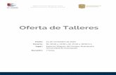 Oferta de Talleres - Universidad de Guanajuato · examen crítico de sus limitaciones presentes y oportunidades futuras, que solo podrán ... revista bimestral indizada de circulación