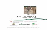 Manual Fertilizantes y Enmiendas - Universidad Agricolauniversidadagricola.com/wp-content/uploads/2018/05/Manual-de-Fertiliz... · extracciones reales del cultivo, conociendo los