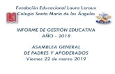 Fundación Educacional Laura Leroux Colegio Santa …PROYECTO EDUCATIVO INSTITUCIONAL 2016 - 2020 VISIÓN El Colegio Santa María de los Ángeles, es un Colegio Franciscano que entrega