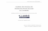 Análisis del sistema de mediación penal juvenil en Cataluñaopenaccess.uoc.edu/webapps/o2/bitstream/10609/84647/6/... · 2018-12-20 · La mediación en el ámbito penal juvenil