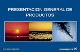 Presentación General de Productos · Visión General –UPA 120 Clasificación: Aumento de presión domestica Aplicaciones: > Presurización de agua en uso ... completo del motor,