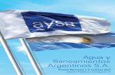 Agua y Saneamientos Argentinos S.A....INFORME PRELIMINAR | 2 Agua y Saneamientos Argentinos S.A. propio modelo de prestación (municipal, empresa pública, cooperativa u otros). La
