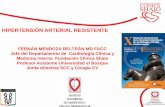 HIPERTENSIÓN ARTERIAL RESISTENTEscc.org.co/wp-content/uploads/2018/02/HTA-RESISTENTE-SCC-4-MARZO-2017... · rigidez arterial o incrementar dosis de diuréticos (clortalidona o indapamida)