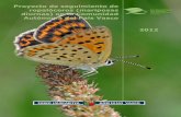 Proyecto de seguimiento de ropalóceros (mariposas diurnas) en … · 2016-06-24 · Los programas de seguimiento de poblaciones son herramientas útiles para la conservación de
