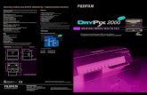 Impresora médica seca DRYPIX 2000 de Fuji – Especificaciones … · 2014-03-04 · Las películas médicas DRYPIX utilizan disolventes acuosos exclusivos que están libres de olores