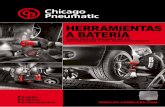 Chicago Pneumatic Herramientas a Batería - PEGAMO · 2017-07-07 · facilidad de uso. RESiStEntES Dentro y fuera de la caja de herramientas, manos sucias, suelos con grasa… CP
