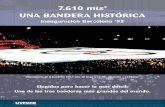 UNA BANDERA HISTÓRICA - Livemar...7.610 mts2 UNA BANDERA HISTÓRICA Inauguración Barcelona ‘92 Dimensiones de la bandera: 105,7 mts. de largo x 72 mts. de ancho = 7.610 mts2 Elegidos