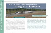 Madrid-Valladolid-Palencia-León alta velocidad La alta velocidad … · Vía Libre • septiembre • 2015 7 4 Nudo de Venta de Alta velocidad Madrid-Valladolid-Palencia-León Baños
