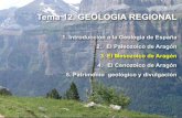 Tema 12. GEOLOGIA REGIONAL Geologia Regional 12b-2015-2016.pdfPlataformas con “doble polaridad” (Tetis-Atlántico), articuladas en el “Estrecho de Soria” (entre las zonas emergidas
