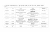 ALENDARIO ULTURA, TURISMO Y DEPORTES “ENTRE TODOS 2019”culturasalta.gov.ar/descargas/entre_todos_-_enero_2019.pdf · 2018-12-20 · ALENDARIO ULTURA, TURISMO Y DEPORTES “ENTRE