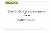 DECLARACIÓN AMBIENTAL BIOMASA DE CANTABRIA S.L. 2018 · La biomasa es recibida en camiones. La recepción es de forma pretriturada o astillada. La zona de tratamiento de la biomasa