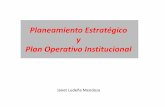 Planeamiento Estratégico y Plan Operativo …ical.org.pe/files/DIPLOMADO/ADMINISTRACION/29-03...MARTNER, Gonzalo (1976) El Proceso de Planificación y el Presupuesto Gubernamental