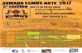 SEMANA ESMUT-ARTE 2017mg04863.mygestion.es/.../POSTER_ESMUTARTE_2017.pdf · 2017-04-17 · SEMANA ESMUT-ARTE 2017 5ª EDICIÓN del 21 al 28 de abril Escuela de Música de Telde S.L.