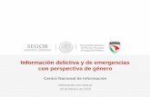 Presentación de PowerPointsecretariadoejecutivo.gob.mx/docs/pdfs/nueva-meto... · a) La inclusión de nuevos delitos relacionados con violencia contra la mujer, particularmente feminicidio.