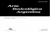 Acta Toxicológica Argentina · Se estudió el metabolismo de la Nitrofurazona, Nitrofurantoína, Furazolidona (nitrofuranos) y Metronidazol (nitroimidazol) por la xantino óxido-reductasa