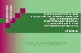 ESTADÍSTICA DE CENTROS SANITARIOS DE ATENCIÓN ... · La Estadística de Centros Sanitarios de Atención Especializada (SIAE) está comprendida en el Plan Estadístico Nacional 2009/2012