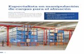Especialista en manipulación de cargas para el almacén · contribución a la ergonomía en el puesto de trabajo y al ... • 12 grúas suspendidas KBK para el cubrimiento integral