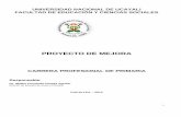 CARRERA PROFESIONAL DE PRIMARIA - UNU de mejoras CARRERA... · y Estándares para la Carrera de educación aprobada por la CONEAU 2.1.9. Resolución Nº 500-2011-UNU-CU-R, del Consejo