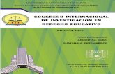CONGRESO INTERNACIONAL DE INVESTIGACIÓN EN DERECHO … · 2016-01-13 · UNIVERSIDAD AUTÓNOMA DE CHIAPAS CONGRESO INTERNACIONAL DE INVESTIGACIÓN EN DERECHO EDUCATIVO Cuerpo Académico