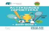 ACTIVIDADES DEPORTIVAS - Soto del Real · 2017-09-08 · aquafitness, aquagym, ciclo indoor, crossgym, entrenamiento en suspensiÓn, power pump, step, cardiobox, gap, ritmos, total