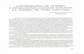 LA GUERRA DE CUBA (1895-1898)...CONTRABANDO DE GUERRA YOPERACIONESNAVALESDURANTE LA GUERRA DE CUBA (1895-1898) Hermenegildo FRANCO CASTAÑON Capitánde …