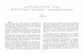 APUNTES DE ESTRATEGIA MARITIMA - Revista de MarinaAPUNTES DE ESTRATEGIA MARITIMA Por TORWIL Hace casi 20 años, en febrero de 1954 para ser más exacto, entregué a nuestra "Revista