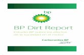 BP Dirt Report...pósitos de suciedad en los diminutos orificios del inyector. Por pequeña que sea esta acu-mulación afecta gravemente al inyectado de carburante. Eso quiere decir