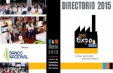 DIRECTORIO 2015expocacia.cacia.org/wp-content/uploads/2016/09/Director... · 2016-09-08 · DIRECTORIO 2015...la mejor oportunidad para hacer negocios Patrocina: 17 & 18 Marzo 2015