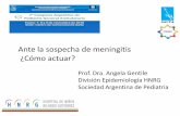 Ante la sospecha de meningitis ¿Cómo actuar? · Haemophilus Influenzae tipo b en la era pre-vacunación •8.1 millones de casos