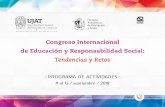 Congreso Internacional de Educación y …Congreso Internacional de Educación y Responsabilidad Social: Tendencias y Retos COMITÉ ORGANIZADOR Grupos de Investigación Organización,