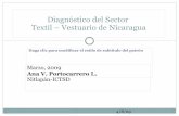 Diagnóstico del Sector Textil – Vestuario de Nicaragua...Medio Ambiente ô Actividades con mayor impacto en el M. Ambiente (lavado y teñido de telas, hilados, tejidos, confección)