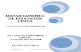 DEPARTAMENTO DE EDUCACIÓN FÍSICAies.sabinofernandezcampo.robledo.educa.madrid.org/... · medio ambiente, contribuyendo a su conservación y mejora. l) Apreciar la creación artística