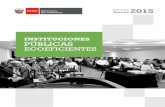 INSTITUCIONES PÚBLICAS - Gobhera.pcm.gob.pe/ecoeficiencia/wp-content/uploads/2017/05/... · 2017-05-15 · 3.2 Ecoeficiencia en el consumo de energía ... prácticas ecoeficientes,
