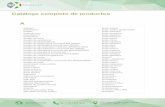 Catálogo completo de productos...Humato de potasio Humato de sodio I Imidacloprid Inosina Inositol Irbesartán Irinotecán Iso butanol Isobutírico con 2,2,4-trimetil-1,3-Pentanodiol