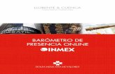 BARÓMETRO DE PRESENCIA ONLINE BARÓMETRO ONLINE DE ... · del INMEx a través de una alianza estratégica con la consultora de comunicación LLORENTE & CUENCA, que fue la encargada