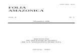 ISSN 1018 - 5674 FOLIA AMAZONICA · do y pescado cocido en el crecimiento y la composición corporal de alevinos de gamitana Colossoma macropomum 91 8. ROSALES, J. y PAUCAR, R. Uso